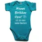 Preview: Babybody „Happy Birthday liebe Mama – Ich hab dich lieb“