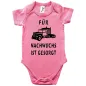 Preview: Babybody mit Truckerin Nachwuchs Text