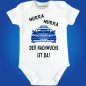 Preview: Baby‑Body mit Berufsmotiv Taxi