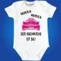 Preview: Babybody mit Taxi-Motiv für Jungen und Mädchen