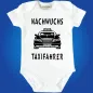 Preview: Baby‑Body mit Taxi und modernem Druck