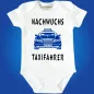 Preview: Baby‑Body mit Taxi für Taxifahrer‑Eltern