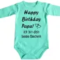Preview: Baby-Body „Happy Birthday lieber Papa – Ich hab dich lieb“