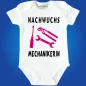 Preview: Baby-Body mit Druck Mechanikerin