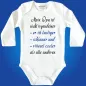 Preview: Babybody mit Spruch „lustiger, schlauer, cooler“