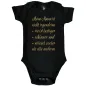 Preview: Babybody mit Spruch „lustiger, schlauer, cooler“