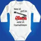 Preview: Baby‑Body mit Berufswunsch Feuerwehrmann