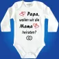 Preview: Baby-Body mit Druck Heiratsantrag