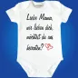 Preview: Baby‑Body „Liebe Mama, möchtest du uns heiraten?“