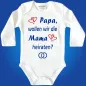 Preview: Baby-Body mit Aufdruck Heiratsantrag