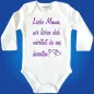 Preview: Babybody romantischer Text für Papa