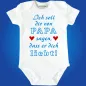 Preview: Babybody mit Baby Liebesnachricht