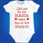 Preview: Babybody Liebesbody für Papa