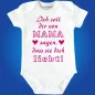 Preview: Babybody mit Mama liebt dich Spruch