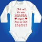 Preview: Baby-Body mit Baby Liebesnachricht