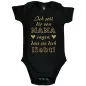 Preview: Baby‑Body mit liebevollem Textdruck als Geschenk zur Geburt