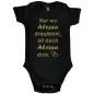 Preview: Babybody mit personalisierbarem Spruch für Babys