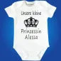 Preview: Babybody süßes Prinzessin Motiv
