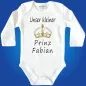 Preview: Babybody „Unsere kleine Prinzessin“ mit Krone