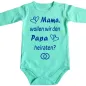 Preview: Baby-Body mit Aufdruck Hochzeitsantrag