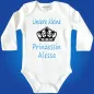 Preview: Babybody Krone Motiv Prinz