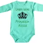 Preview: Baby-Body Prinzessin Design mit Krone