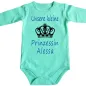 Preview: Baby-Body Prinz Design mit Krone