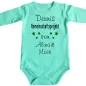 Preview: Baby-Body „Gemeinschaftsprojekt von …“ mit personalisiertem Namen