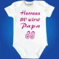 Preview: Babybody „Hurraaa, du wirst Opa“ mit wählbarer Textfarbe