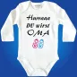 Preview: Baby‑Body „Hurraaa, du wirst Tante“ mit Schuh‑Motiv