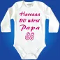 Preview: Baby-Body mit Druck - Du wirst Papa