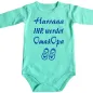 Preview: Babybody mit Babyschuhe