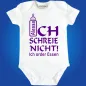 Preview: Baby‑Body „Ich order Essen“ mit Wunschname