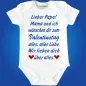 Preview: Baby-Body mit Aufdruck Valentinstag