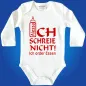 Preview: Baby‑Body „Ich order Essen“ mit Wunschname