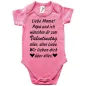 Preview: Baby-Body mit Druck zum Valentinstag