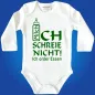 Preview: Babybody mit humorvollem Spruch für Babys