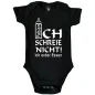 Preview: Babybody mit humorvollem Spruch für Babys