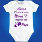 Preview: Babybody mit witzigem Spruch