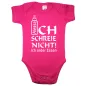 Preview: Baby‑Body „Ich order Essen“ mit Wunschname
