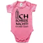 Preview: Baby‑Body mit Spruch „Windel, Milch und Rock’n’Roll“