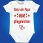 Preview: Babybody mit Druck Ganz der Papa
