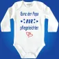 Preview: Lustiger Baby-Body Papa Spruch