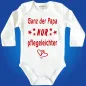 Preview: Babybody mit Druck Ganz der Papa
