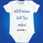 Preview: Baby-Body mit Wunschtext - Personalisiert