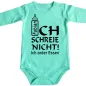 Preview: Lustiger Baby‑Body mit Essen‑Spruch