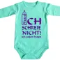 Preview: Baby‑Body mit Name und Essen‑Design