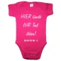 Preview: Baby-Body mit komplett freiem Wunschtext
