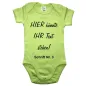 Preview: Baby-Body mit Wunschtext - Personalisiert