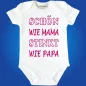 Preview: Witziger Babybody mit humorvollem Aufdruck